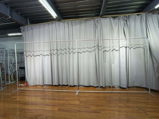 8FT 10FT 20FT Έκθεση Εμπορική Έκθεση Ρολό Τραβήξτε αναδυόμενη οθόνη τοίχου Περίπτερο Stretch Tension Fabric Display Backdrop Βάσεις banner