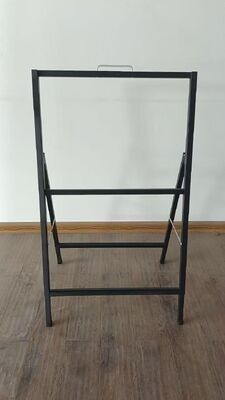 Διπλής όψης μεταλλικό πλαίσιο Α 60cm x 90cm Βάση σάντουιτς αφίσας για πεζοδρόμια